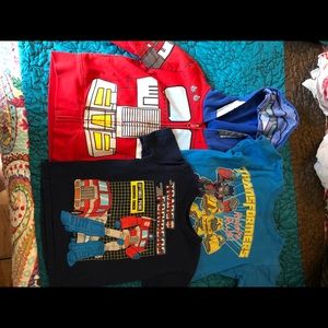 2T Transformers Jacket & 2 Shirts